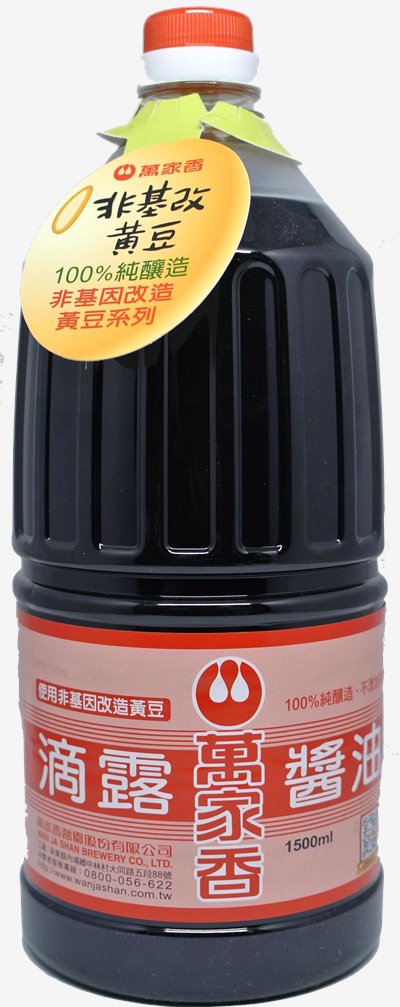 萬家香滴露醬油 1.5L