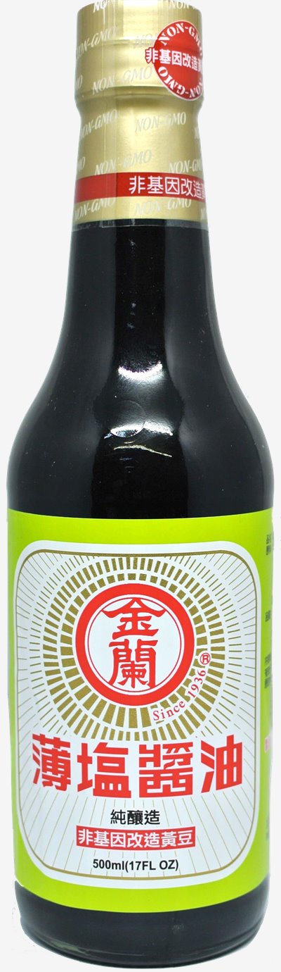 金蘭 薄鹽醬油 500ml