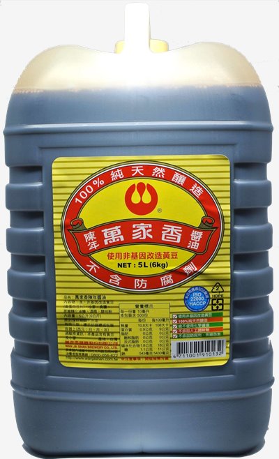 萬家香陳年醬油 6kg