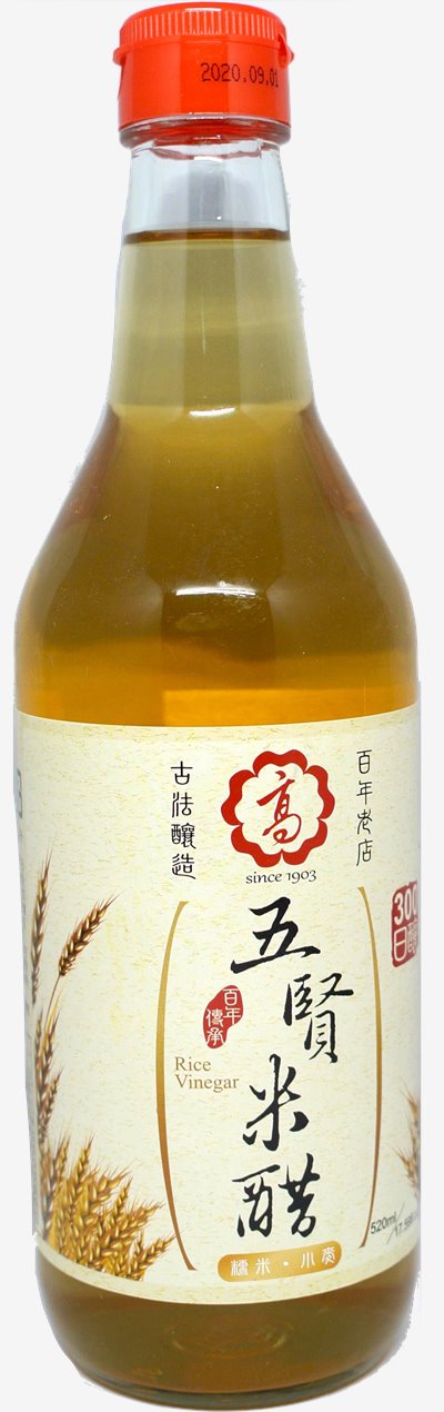 五賢米醋 520ml