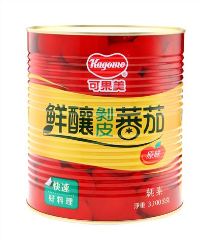可果美 鮮釀剝皮蕃茄(原味) 3.1kg