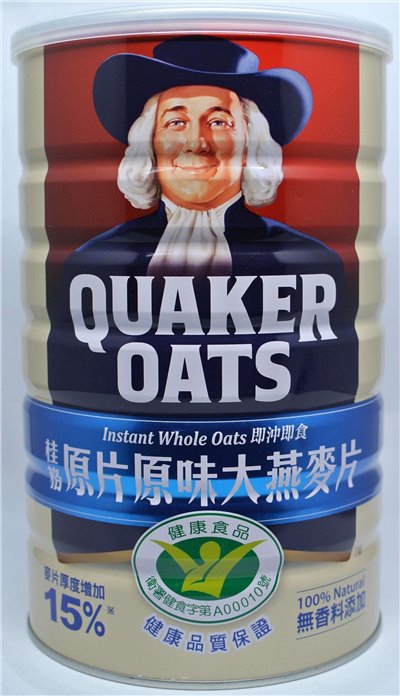 桂格原片原味大燕麥片 800g
