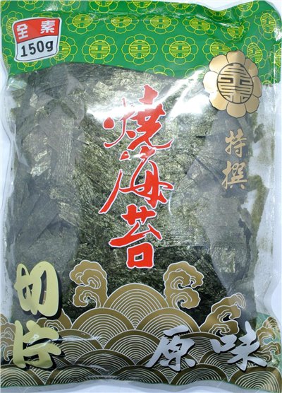 燒海苔切片(粗切片) 150g