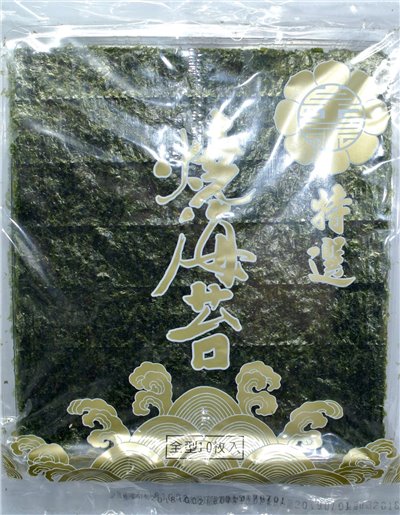 帛泉 全型特選 燒海苔 30入