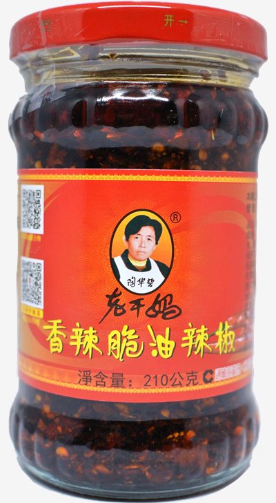 老干媽香辣脆油辣椒 210g
