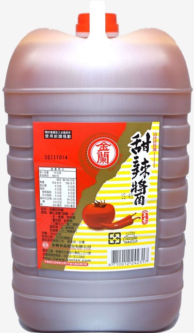 金蘭甜辣醬6kg