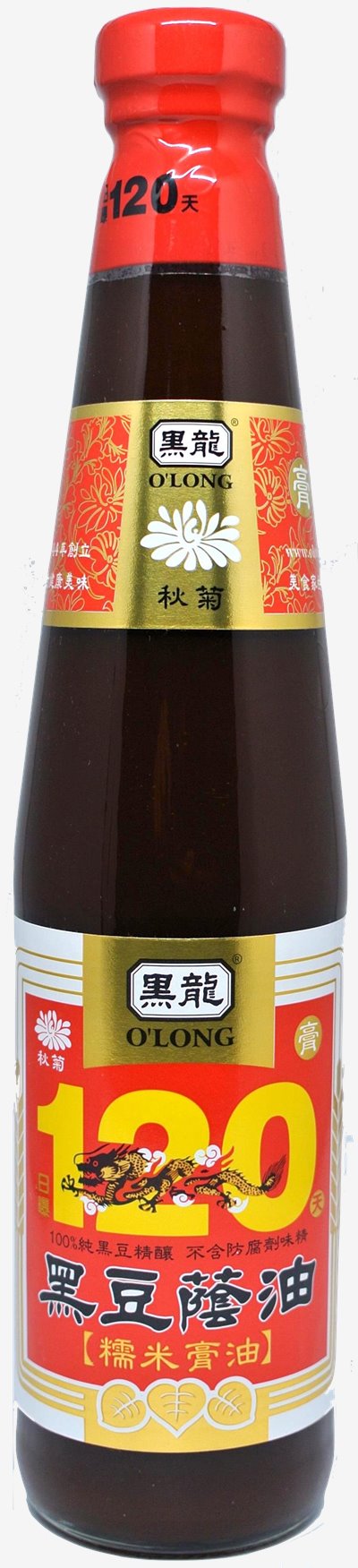 黑龍秋菊級黑豆蔭油(糯米膏油) 400ml