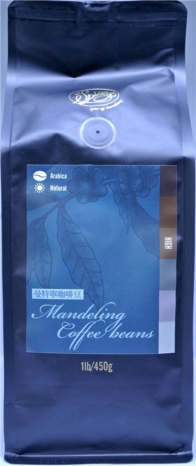 曼特寧咖啡豆(淺焙) 450g