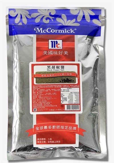 味好美 黑胡椒鹽 600g 