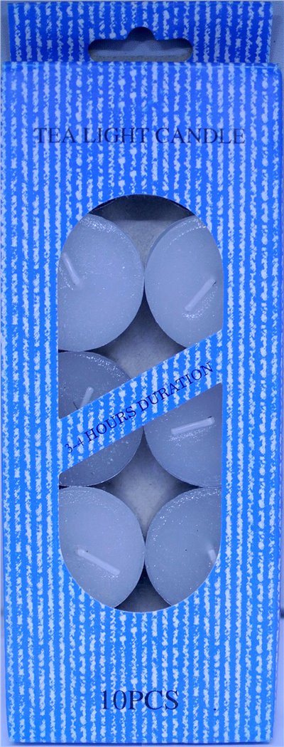 白圓蠟燭 10pcs