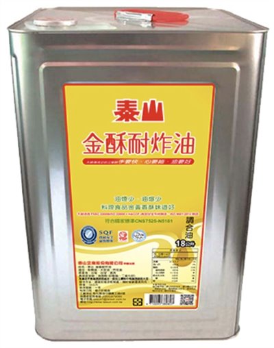 泰山金酥耐炸油18L