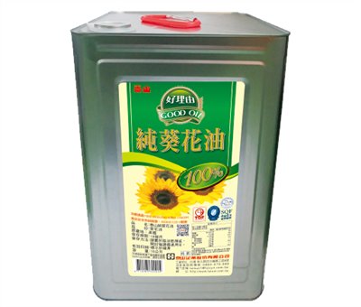 泰山純葵花油 18L