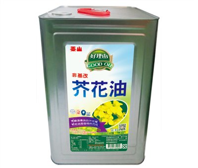 泰山芥花油18L
