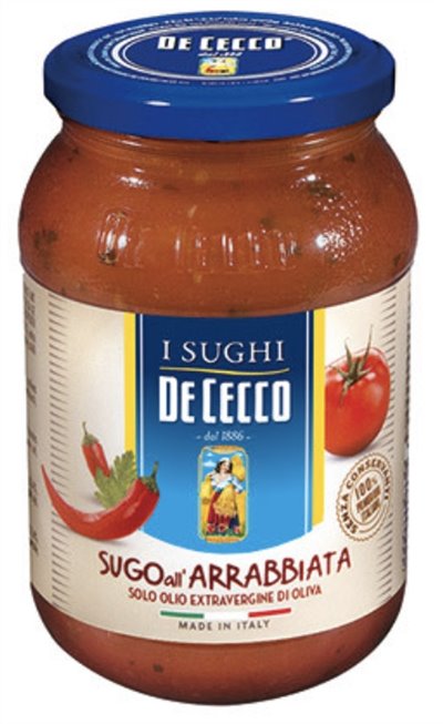 蕃茄香料辣味義大利麵醬 PASTA SAUCE ARRABBIATA 400g