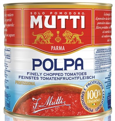 慕堤去皮切丁蕃茄 FINELY CHOPPED TOMATOES  2.5kg