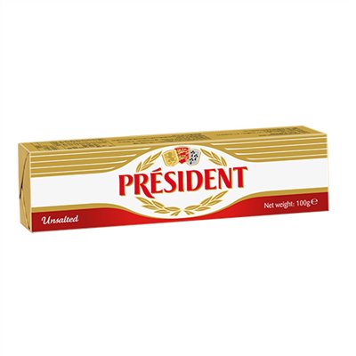 總統 無鹽拇指奶油條 100g