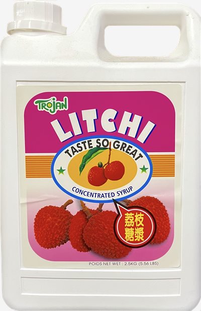 傳佳荔枝糖漿 2.5kg