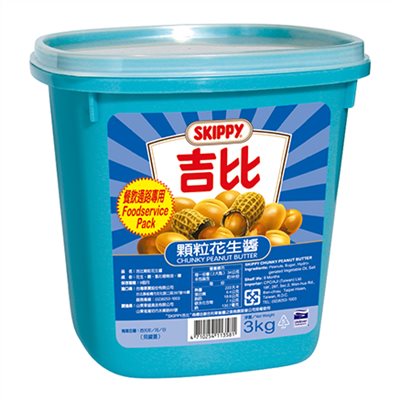 Skippy 吉比顆粒花生醬/Super Chunk Peanut Butter 3kg