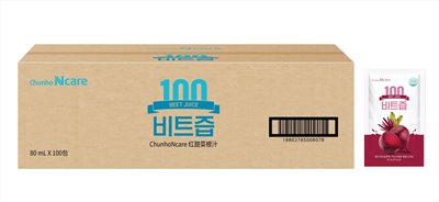 Chunho Ncare紅甜菜根汁   80mlx100包