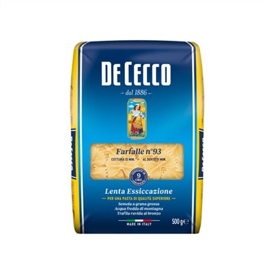 DE CECCO N.93大蝴蝶結麵 500g