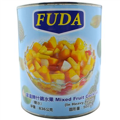 富達牌什錦水果(糖水) 836g