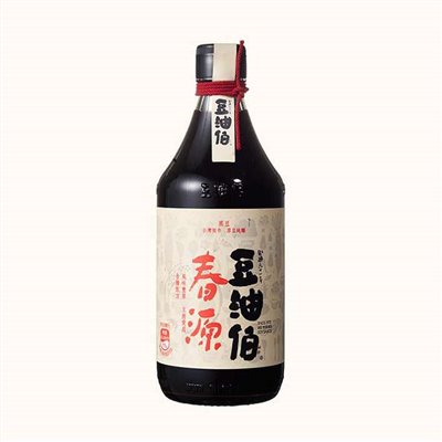 豆油伯春源釀造醬油 500ml(黑豆醬油)