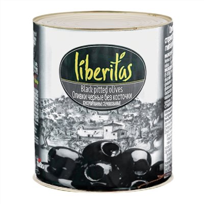Liberitas 無籽黑橄欖 Black Pitted Olives 3kg