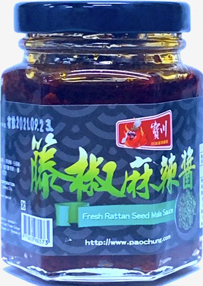 寶川 素藤椒麻辣醬 100g 