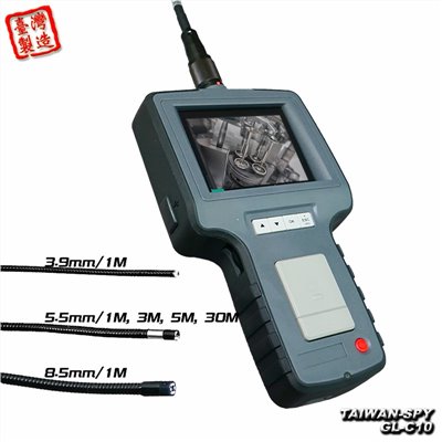 GL-C10 3.9mm 5.5mm 8.5mm 工業管道內視 救災 蛇管錄影機 3.5寸螢幕 1米 / 3米 / 5米 / 30米