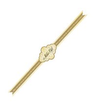 圓型蛋糕貼紙金色長 NO.10