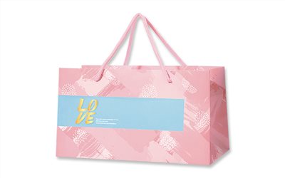 西點禮盒長型手提袋樂芙NO.279