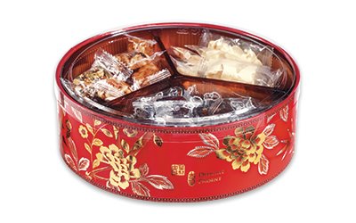 圓型盒20cm N20-11吉祥富貴