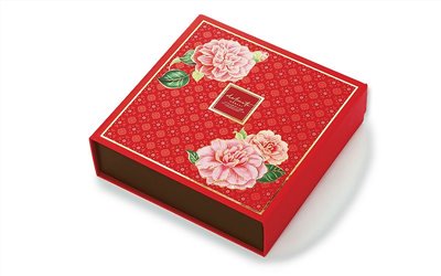 廣式四入書型盒M13-7-4紅韻(新型專利)