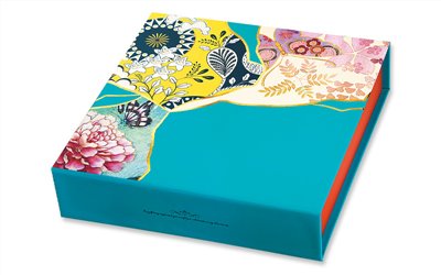 中秋紙扣式9入禮盒M19-2-9花青