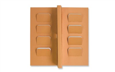雙開書型禮盒中4入襯板A9-20