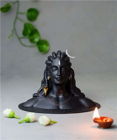 Adiyogi 雕像 - 4 英寸
