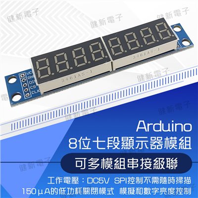 ADIO-SD8 8位七段顯示器模組
