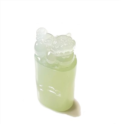 冰種橢圓玉獅印