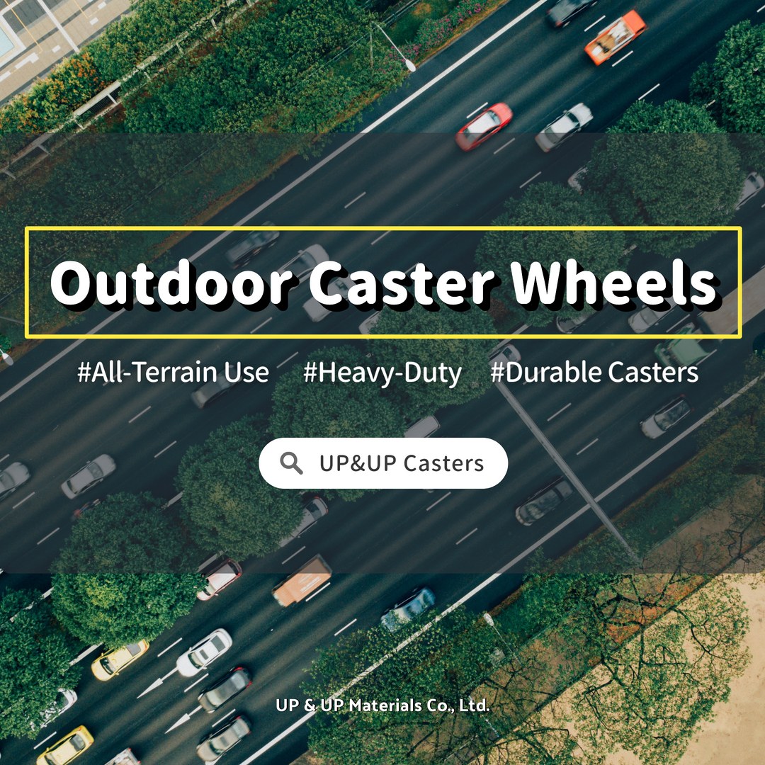 Outdoor Caster Wheels for Heavy Duty Use | Rubber, PU, and Pneumatic Casters | UP & UP