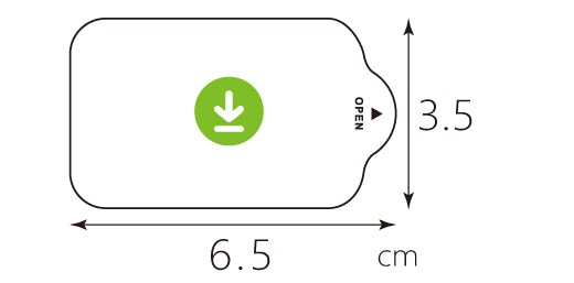 迷你包8抽貼紙65x35mm