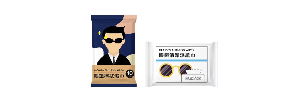 鏡片清潔濕巾