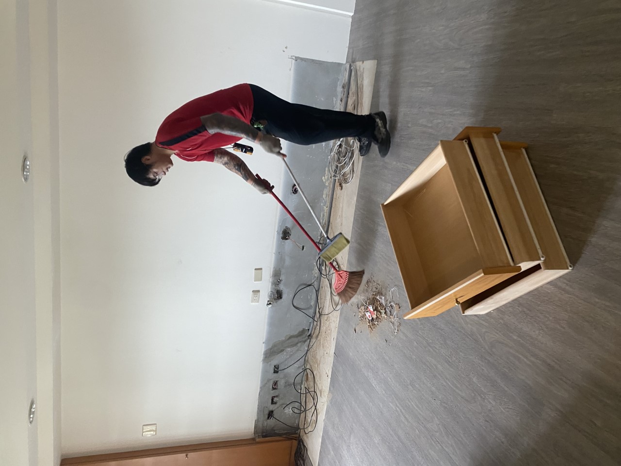 木作書桌拆除