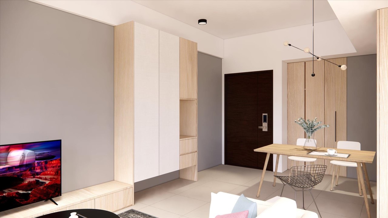 水上,玄關適合選擇明亮、柔和的色系,例如米白、淺黃或淺木色,讓空間看起來更大更舒服,特別適合小坪數的房子。