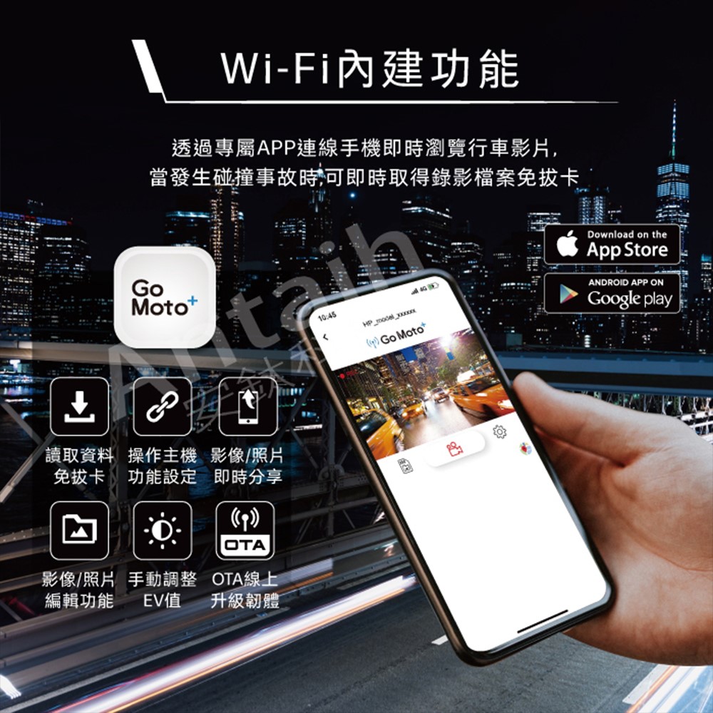 HP惠普 i750w前後雙錄+測速+WIFI