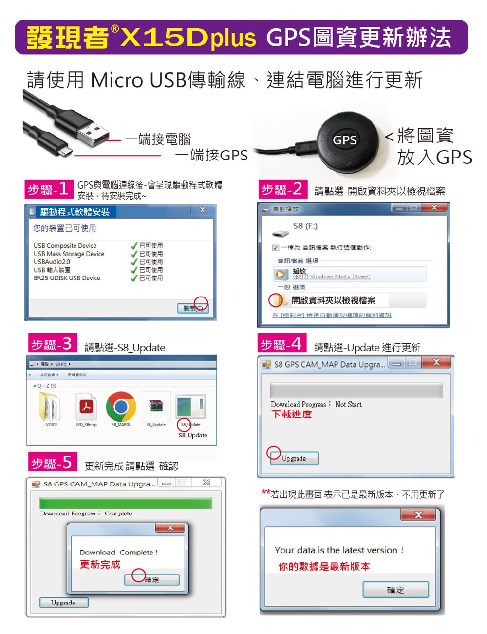 X15Dplus  GPS圖資更新
