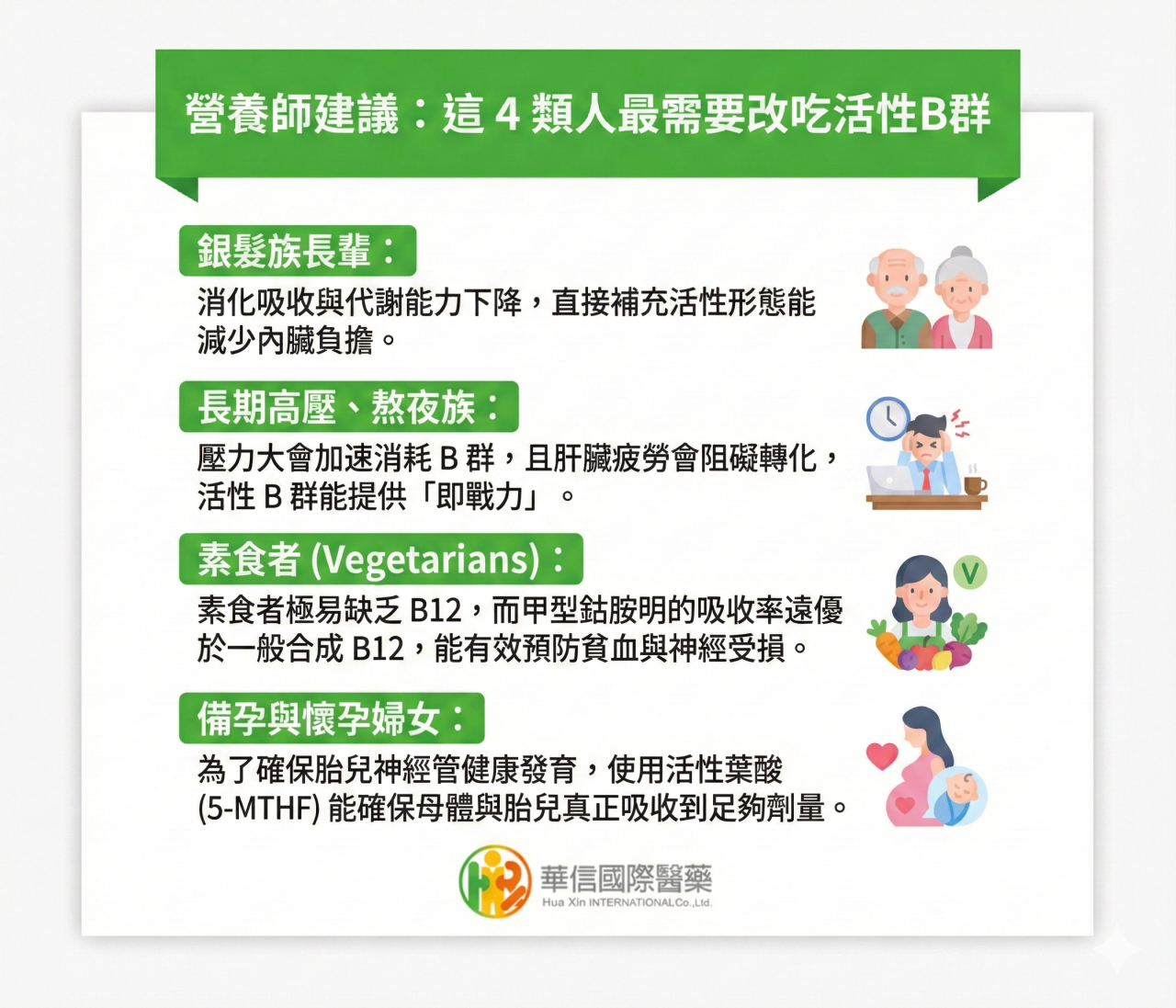 營養師建議：這 4 類人最需要改吃活性B群