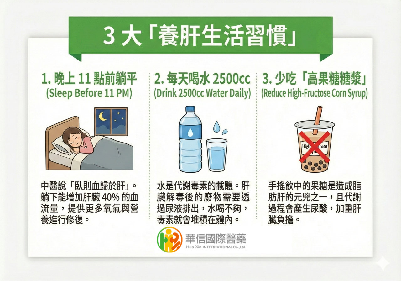 3大養肝生活習慣