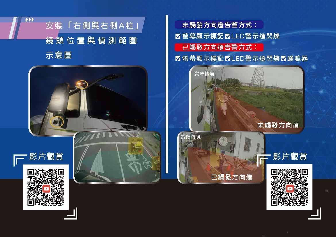 大型車AI盲點偵測系統,宜路通有限公司,貨車盲點,視線死角,內輪差