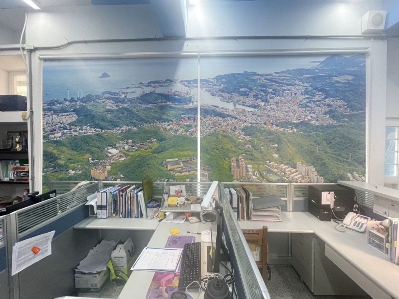 基隆建德國中｜彩噴捲簾 噴圖捲簾 校園遮光遮陽【皇統數位科技】