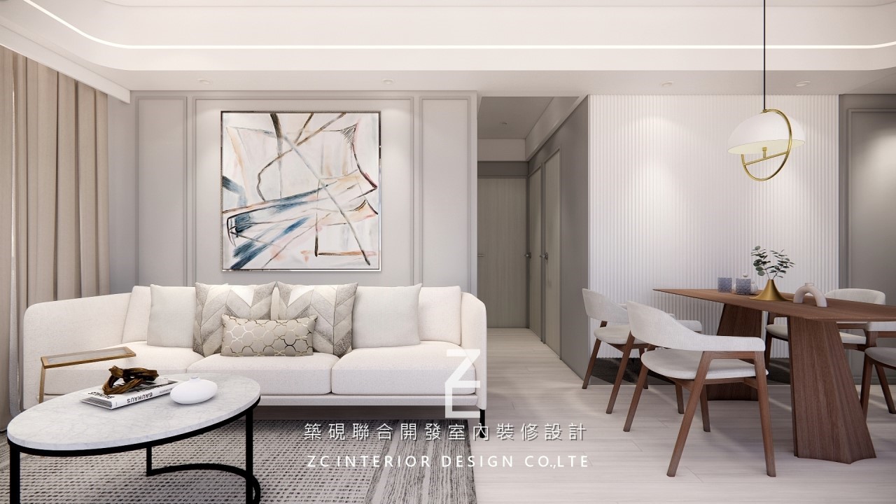 輕隔間(Light Partition Wall)為使用輕質材料的隔間系統,與傳統泥作隔間相比重量輕且施工快速,造價便宜許多,是台灣目前裝修隔間的常見選擇,能靈活又迅速的解決室內空間問題,地改變室內空間的配置。